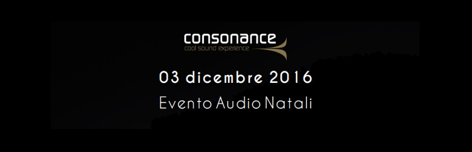 news AudioNatali - Sabato 3 Dicembre: evento da CONSONANCE