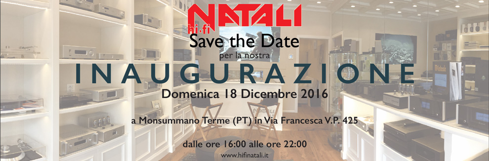 news AudioNatali - Inaugurazione HI FI NATALI