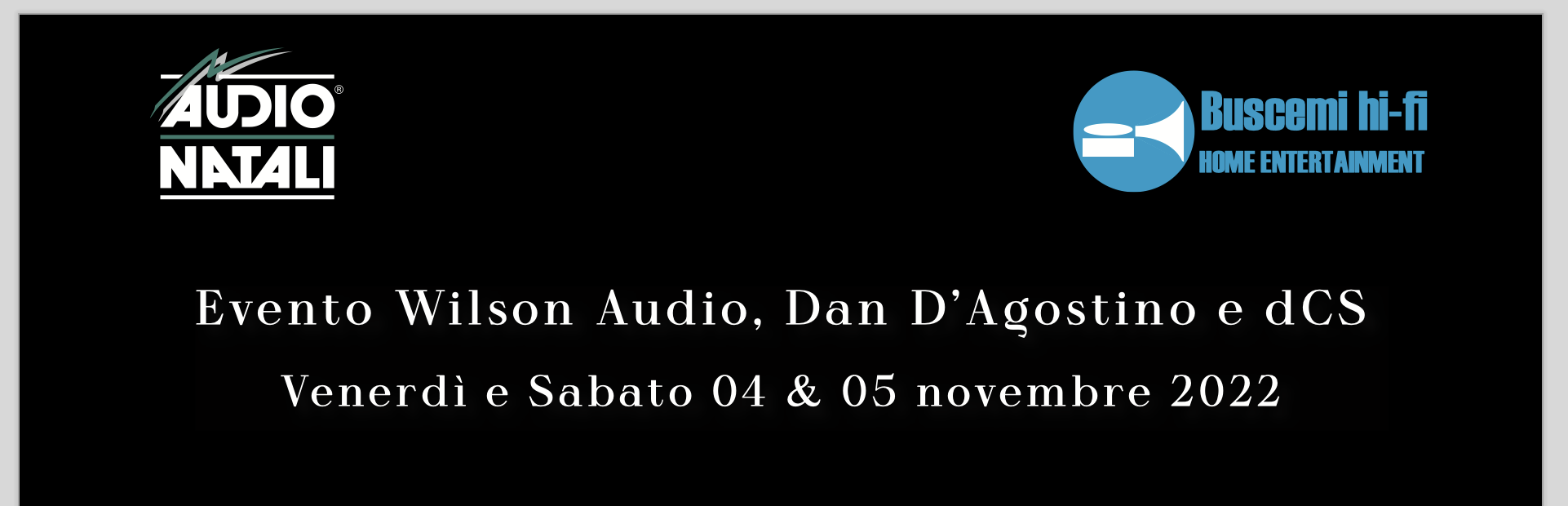 news AudioNatali - Premiére Italiana delle Wilson Audio Alexia V presso Buscemi HiFi i giorni 04/05 novembre 2022