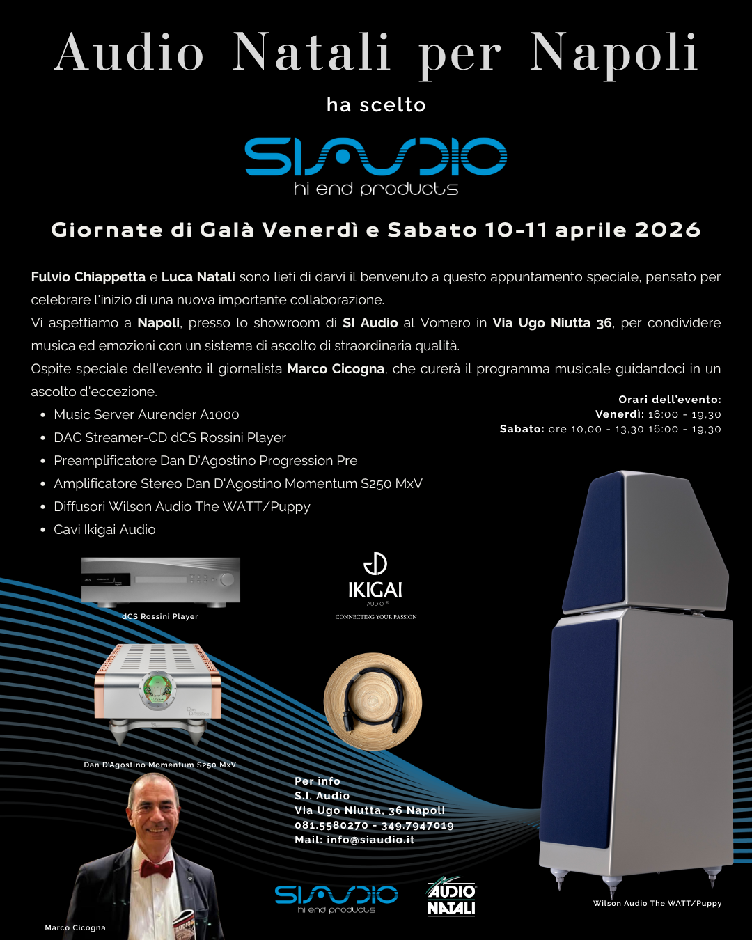 news AudioNatali - SI AUDIO & Audio Natali - Venerdì e Sabato 10-11 aprile Evento Audio Natali a Napoli